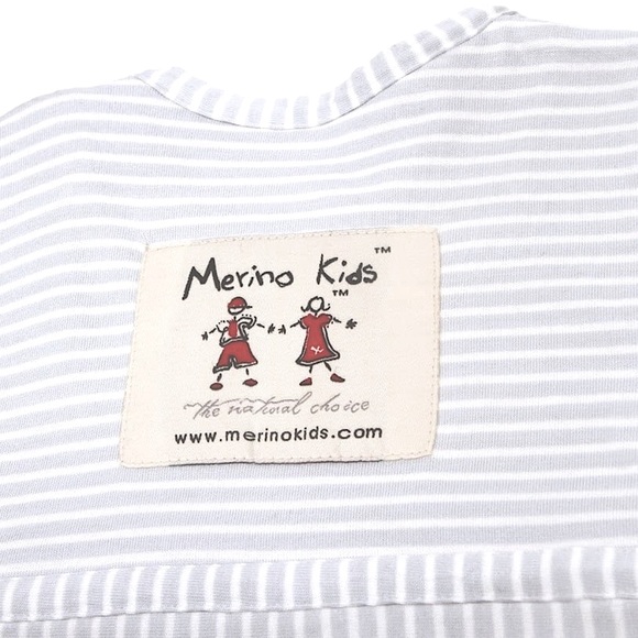 Merino Kids GoGo Bag Winter Weight 2-4 years (Stone Stripe) - Picture 4 of 9